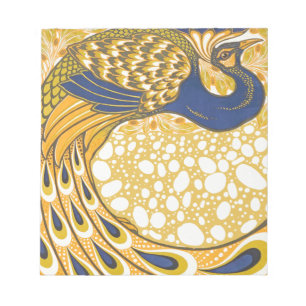 Bloc De Notas Peacock Antiguo Vintage Coloroso