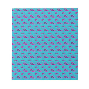 Bloc De Notas Peacock Blue Paisley