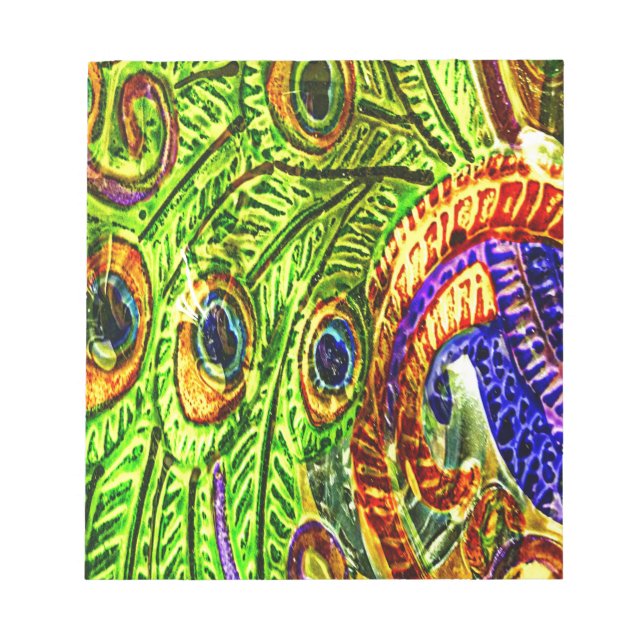 Bloc De Notas Peacock Feathers (Frente)
