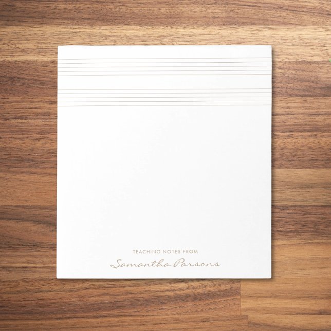 Bloc De Notas Pedagogía Notas Escala de profesores de música Min (Subido por el creador)