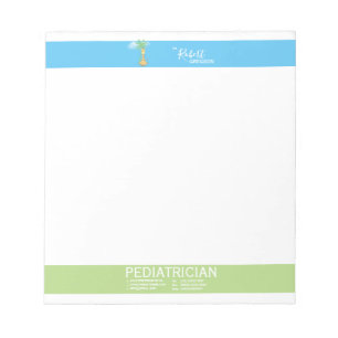 Bloc De Notas Pediatra / Pediatra de Cute Giraffe