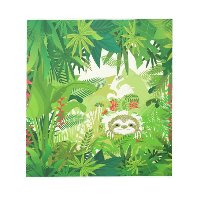 Bloc De Notas Peek a Boo Jungle Sloth (Frente)