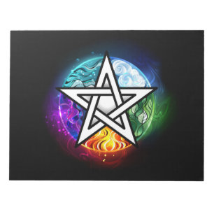 Bloc De Notas Pentagrama de Wiccan