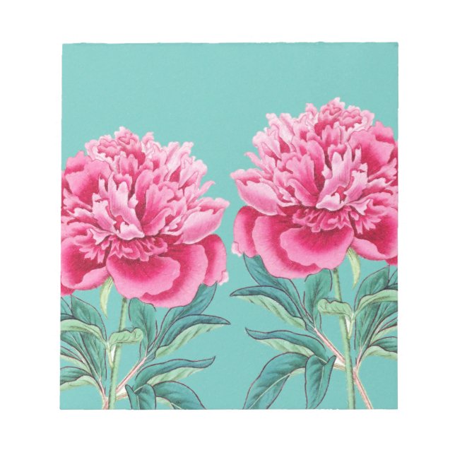 Bloc De Notas Peony Turquoise (Frente)