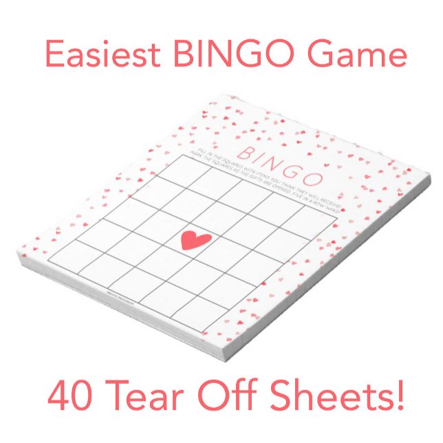 Bloc De Notas Pequeña Oferta de juego de bingo Baby Shower (Subido por el creador)