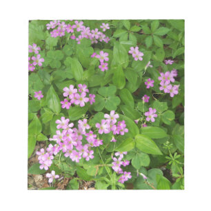 Bloc De Notas Pequeñas y delicadas flores silvestres rosas