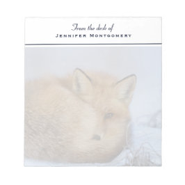 Bloc De Notas Pequeño Fox Maldita Foto De Invierno