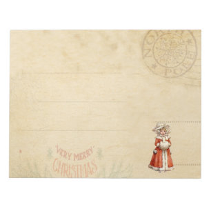 Bloc De Notas Pequeños Navidades Personalizados de Caroleros de 