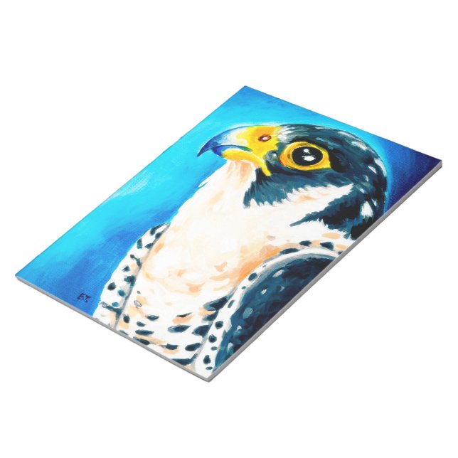 Bloc De Notas Peregrine Falcon Art (Lado Derecho)