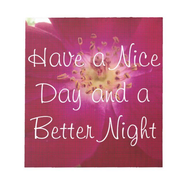 Bloc De Notas Perfección Petal: arte de patrón Petal Rosa contro (Frente)