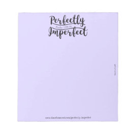 Bloc de notas perfectamente imperfecto