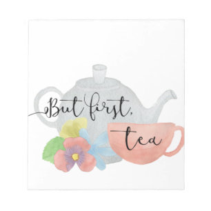 Bloc De Notas Pero primero, té