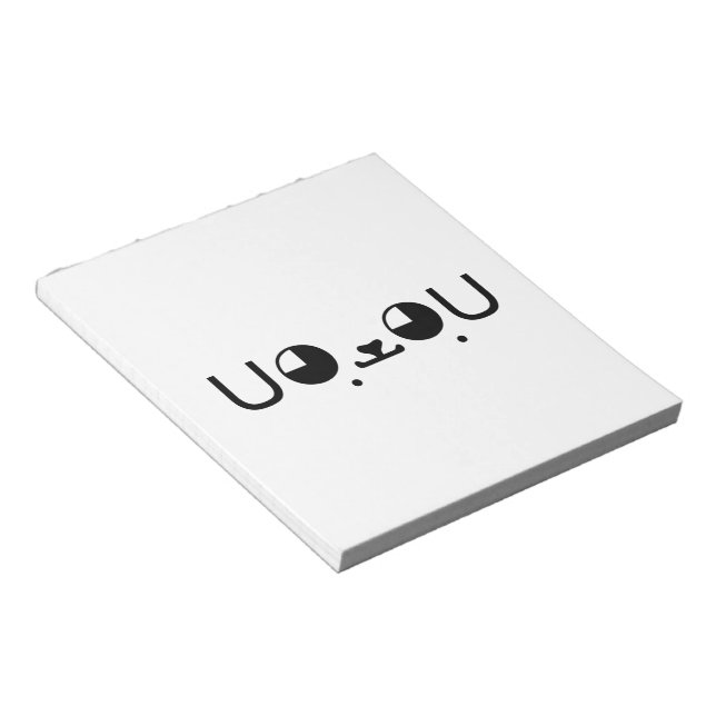 Bloc De Notas Perro cachorro kawaii japonés emoticono komoji (Lado Derecho)