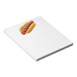 Bloc De Notas Perro caliente de SlipperyJoe's con vibra de BBQ d