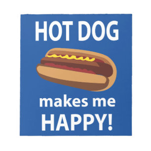 Bloc De Notas Perro caliente me hace feliz perro caliente