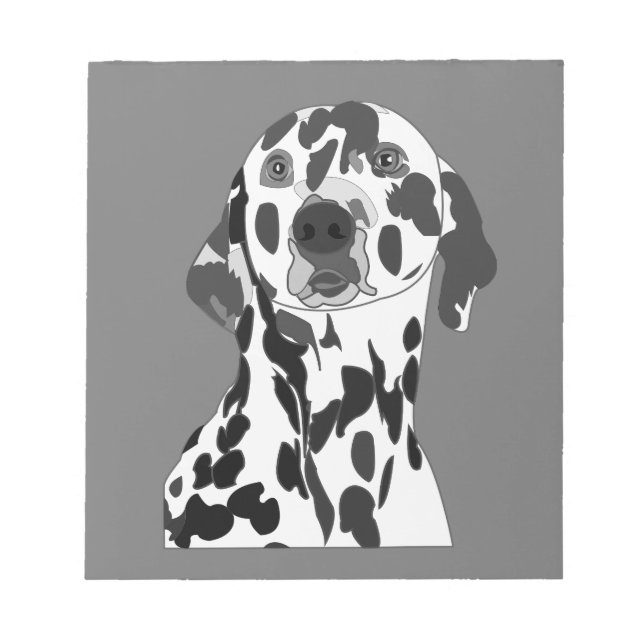 Bloc De Notas Perro dálmata mascota  (Frente)