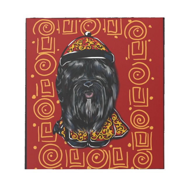 Bloc De Notas Perro de seda de La Habana Año del Perro (Frente)