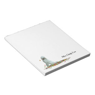 Bloc De Notas Perro Doodle En Hojas Notepad