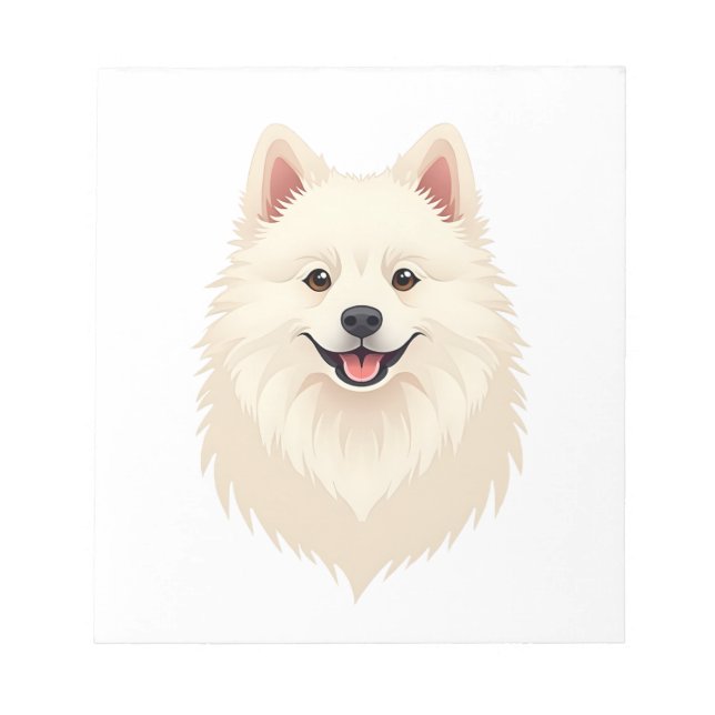 Bloc De Notas Perro Esquimal Americano (Frente)