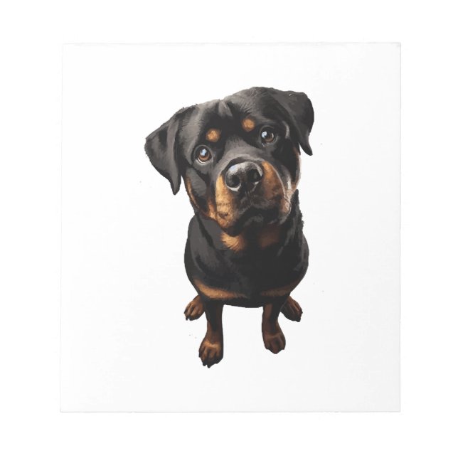 Bloc De Notas perro rottweiler (Frente)