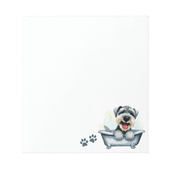 Bloc De Notas Perro Schnauzer (Frente)
