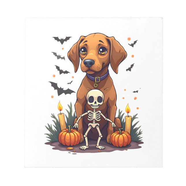 Bloc De Notas Perro Voodoo Vizsla (Frente)