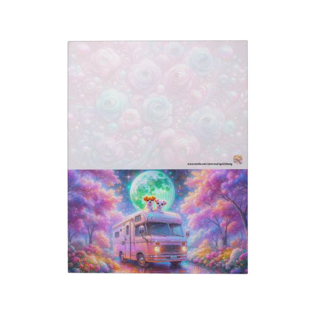 Bloc De Notas Perros de Camping (Lado Izquierdo)