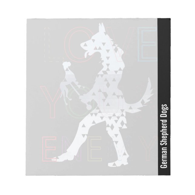 Bloc De Notas Perros del Pastor Alemán (Frente)