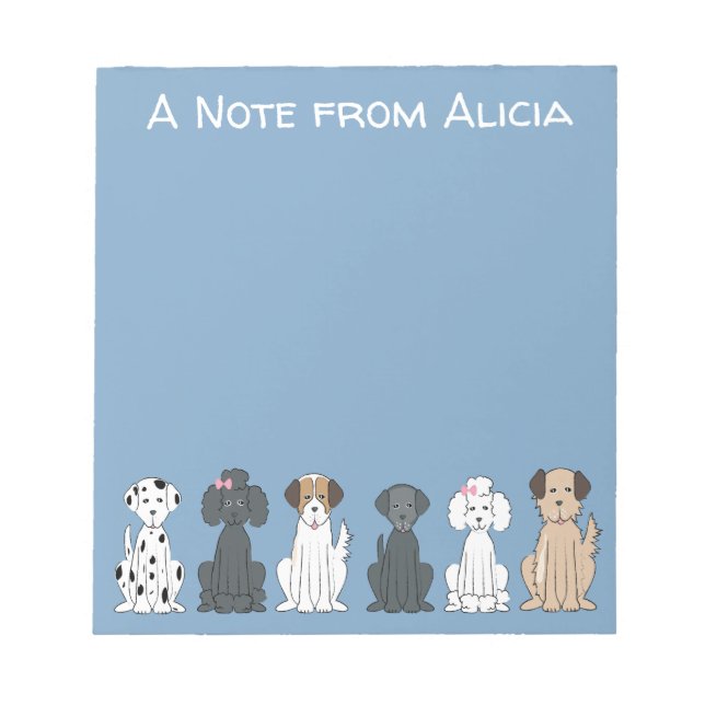 Bloc De Notas Perros sonrientes (Frente)