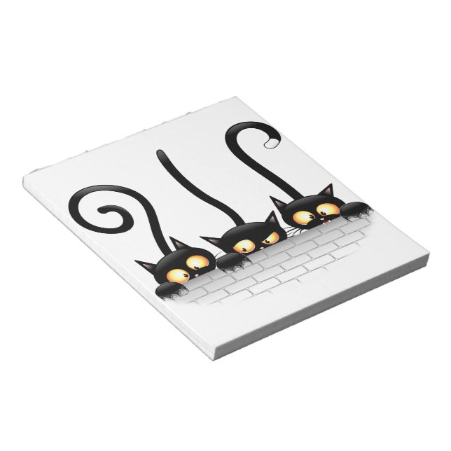 Bloc De Notas Personajes traviesos, lúgubres y divertidos (Lado Derecho)