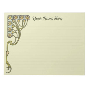 Bloc De Notas Personalizable Art Nouveau CC0403 Notepad