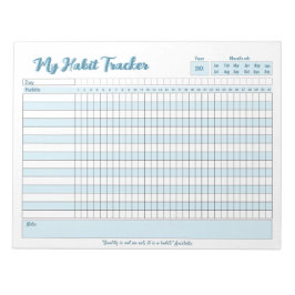 Bloc De Notas Personalizable completo de Habit Tracker