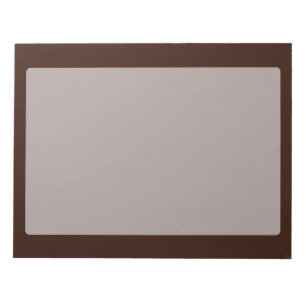 Bloc De Notas Personalizable de decoración marrón y abundante