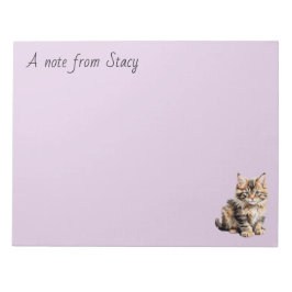 Bloc De Notas Personalizable Kitten Notepad