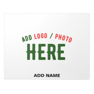 BLOC DE NOTAS PERSONALIZABLE MODERNO ESTILO BLANCO VERIFICADO MA