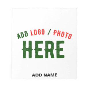 BLOC DE NOTAS PERSONALIZABLE MODERNO ESTILO BLANCO VERIFICADO MA