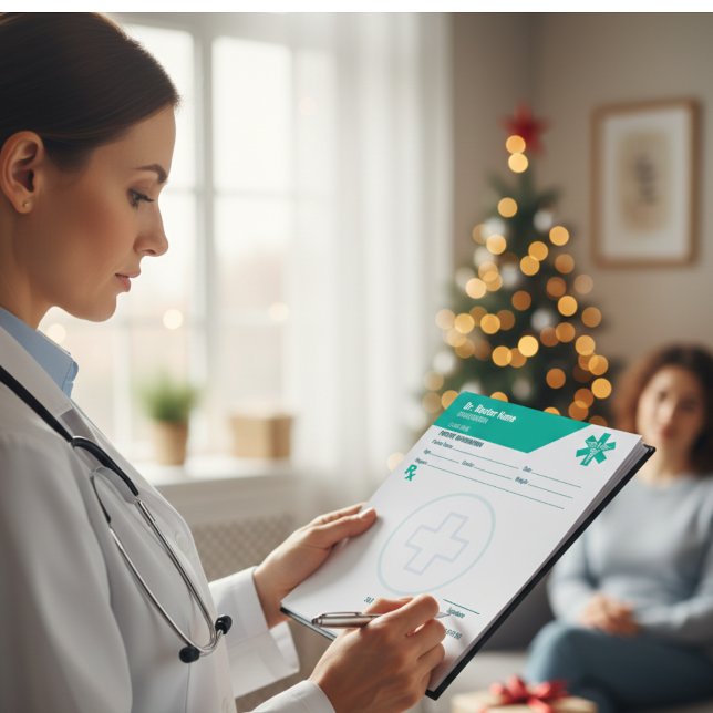 Bloc De Notas Personalizable RX Pad para Médicos - Almohadilla d (Custom Prescription Pad Template | Editable RX Notepad )