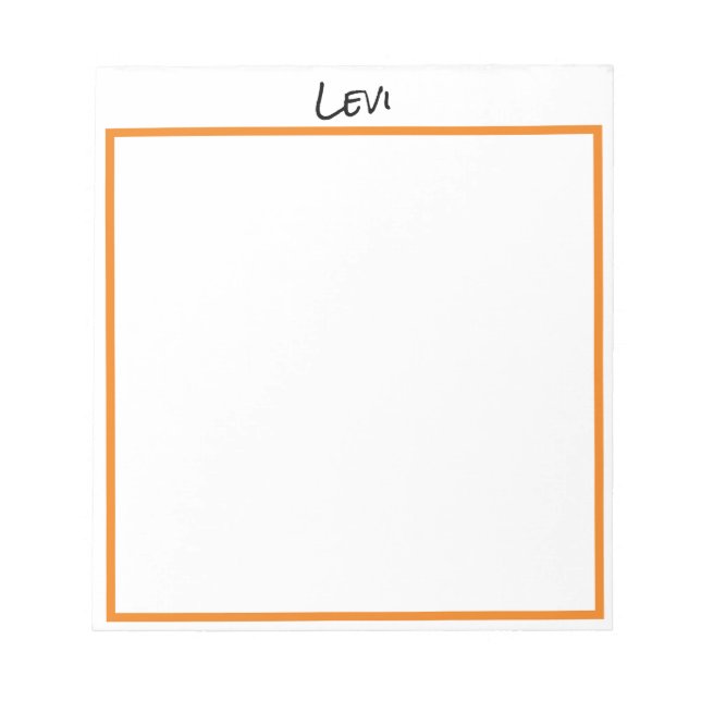 Bloc de notas personalizado (Frente)