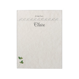 Bloc de notas personalizado