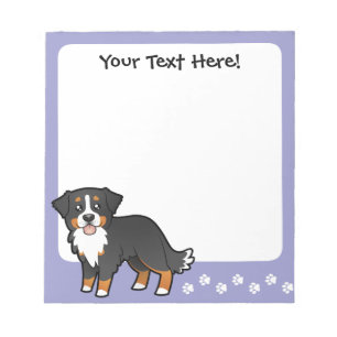 Bloc De Notas Personalizado Bernese Mountain Dog