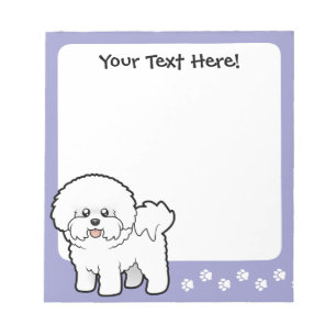 Bloc De Notas Personalizado Bichon Frise