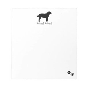 Bloc De Notas Personalizado Black Labrador Notepad