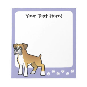 Bloc De Notas Personalizado Boxer