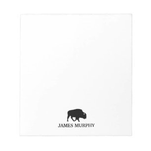 Bloc De Notas Personalizado Buffalo Silhouette