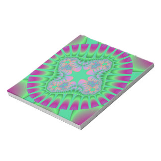 Bloc De Notas Personalizado Clover Green Flower Notepad