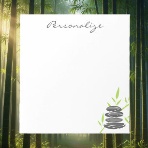 Bloc de notas personalizado con arte zen de apilam