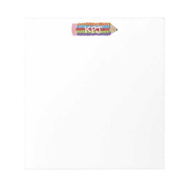 Bloc de notas personalizado con monograma (Frente)