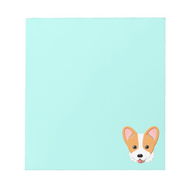 Bloc De Notas Personalizado Corgi (Frente)