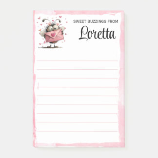 Bloc de notas personalizado de abeja del Día de Sa