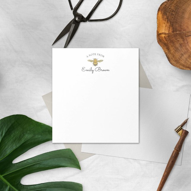 Bloc de notas personalizado de Abeja Dorada (Subido por el creador)